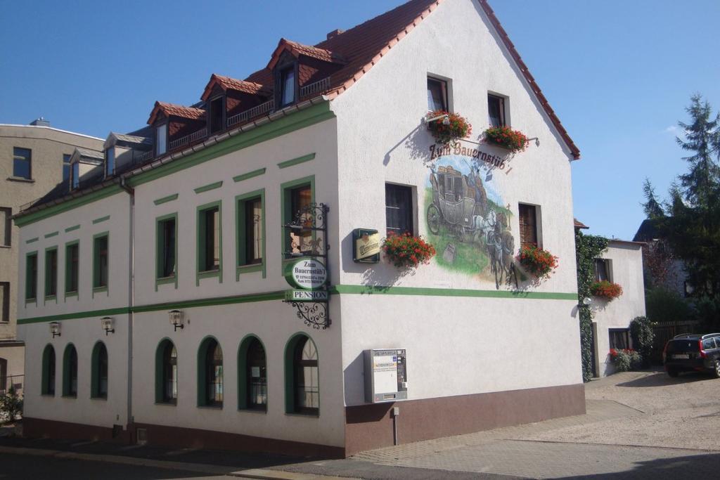 Pension Zum Bauernstübl Meerane Exterior foto
